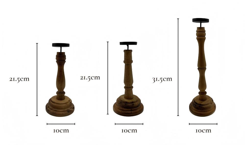 Candle Holder Sculptural wooden candle holder
