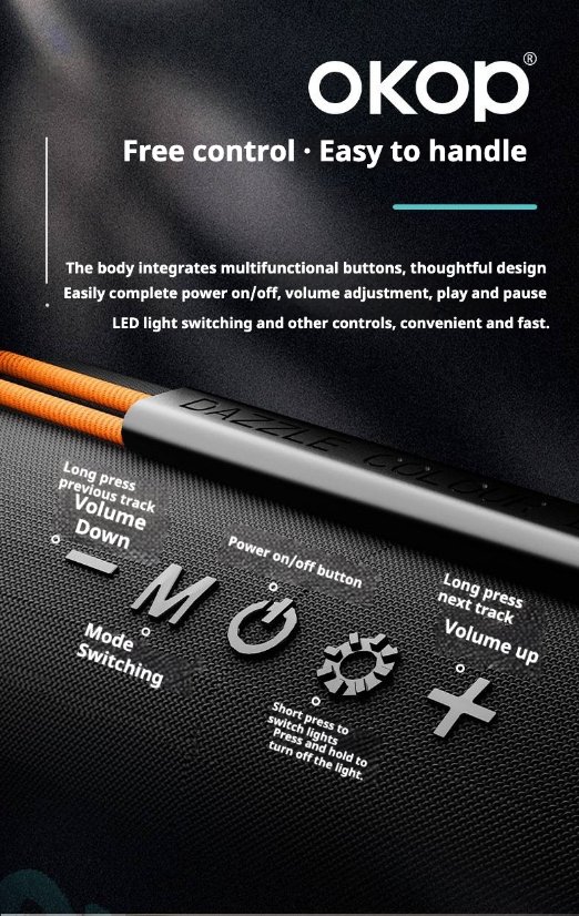 Portable Outdoor Bluetooth Speaker KP-815 Wireless Bluetooth Speaker