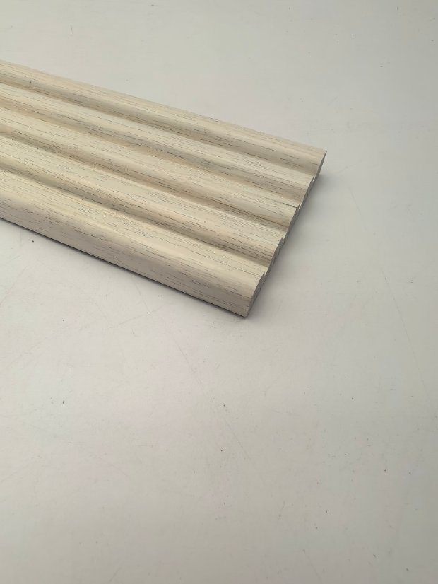 decor line PS Half-Round Fluted Molding, Concave-Convex Wave Decorative Trim