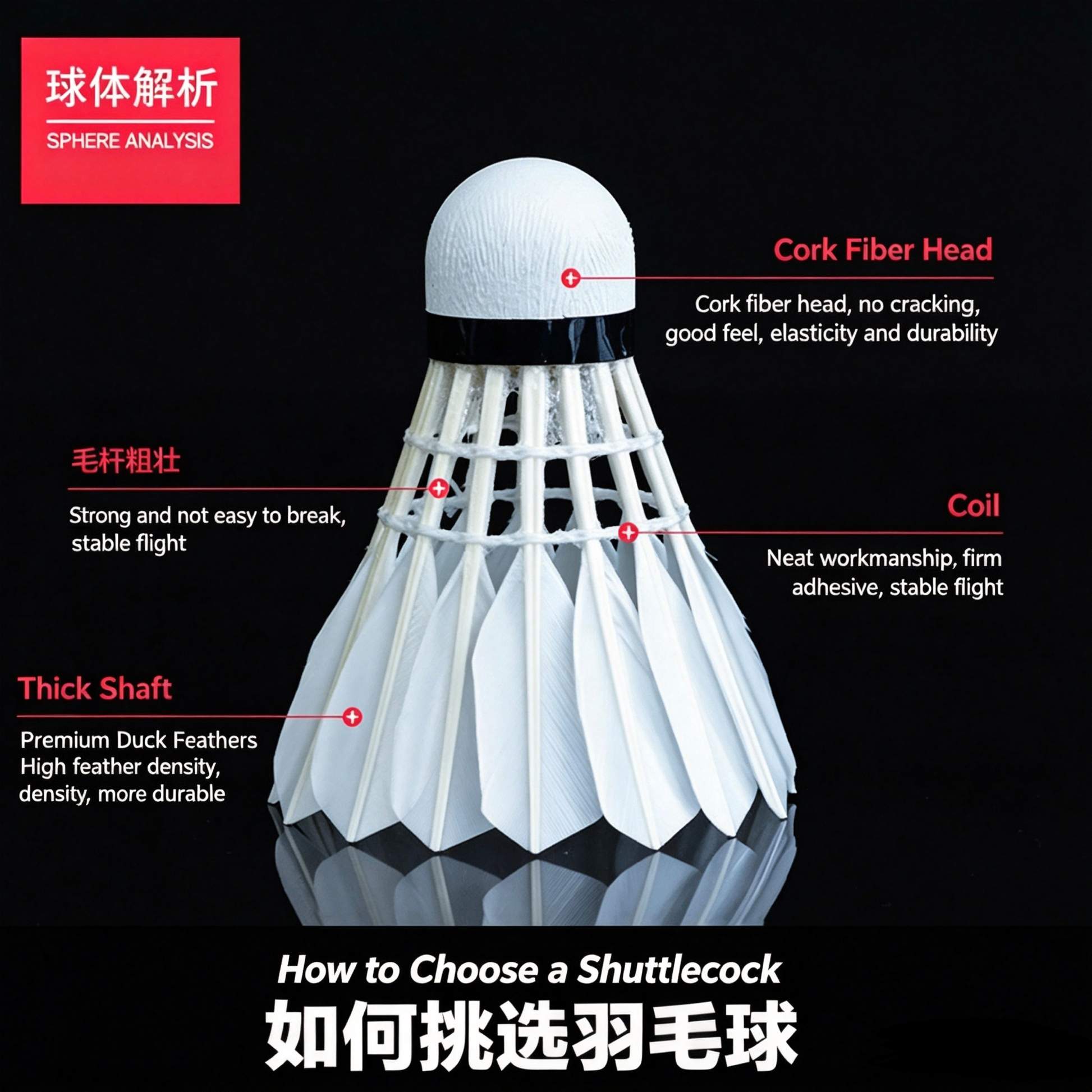 Natural Feather Shuttlecock Yanfei No. 3