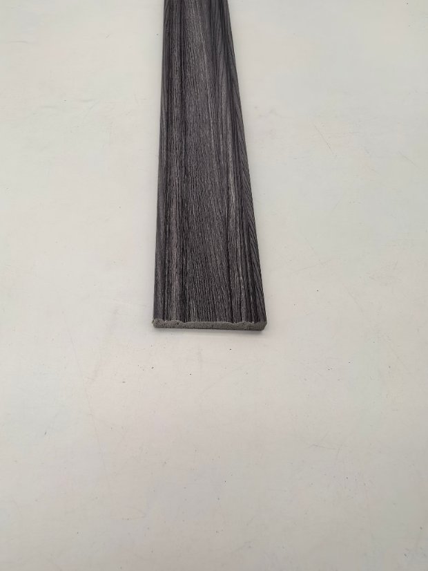 decor line PS Chinese Style Molding With Hui Pattern Inlay, Minimalist Groove Frame Trim
