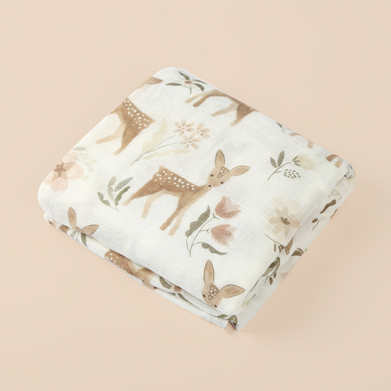 Baby Swaddle Blanket bamboo cotton swaddle blanket