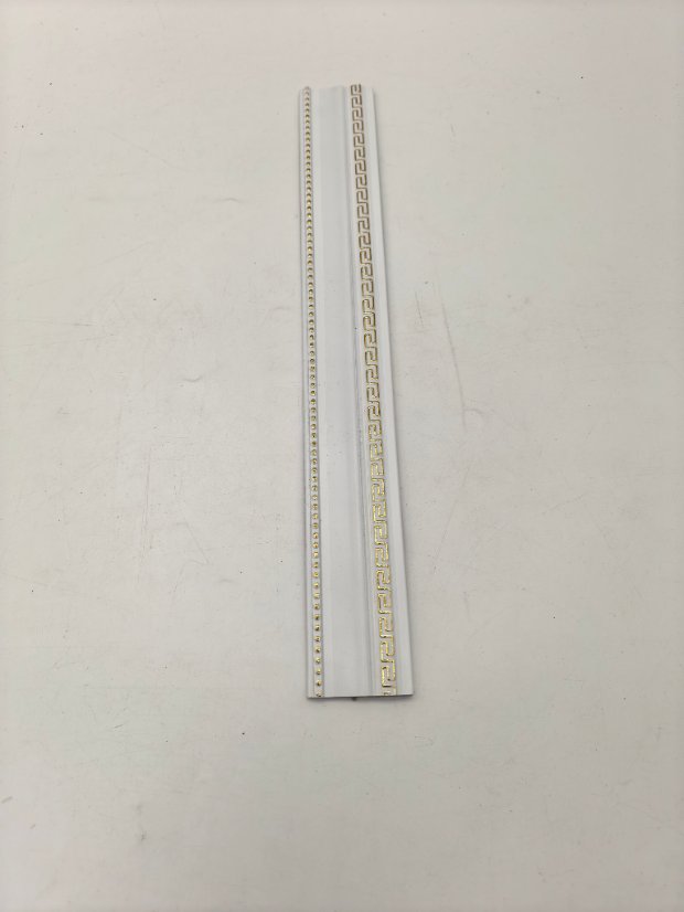 decor line PS Single Side Hui Pattern & Beaded Molding, New Chinese Gold Highlight Frame Trim