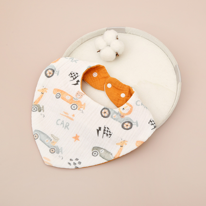 Muslin Bandanas Bibs 2 layer muslin bibs