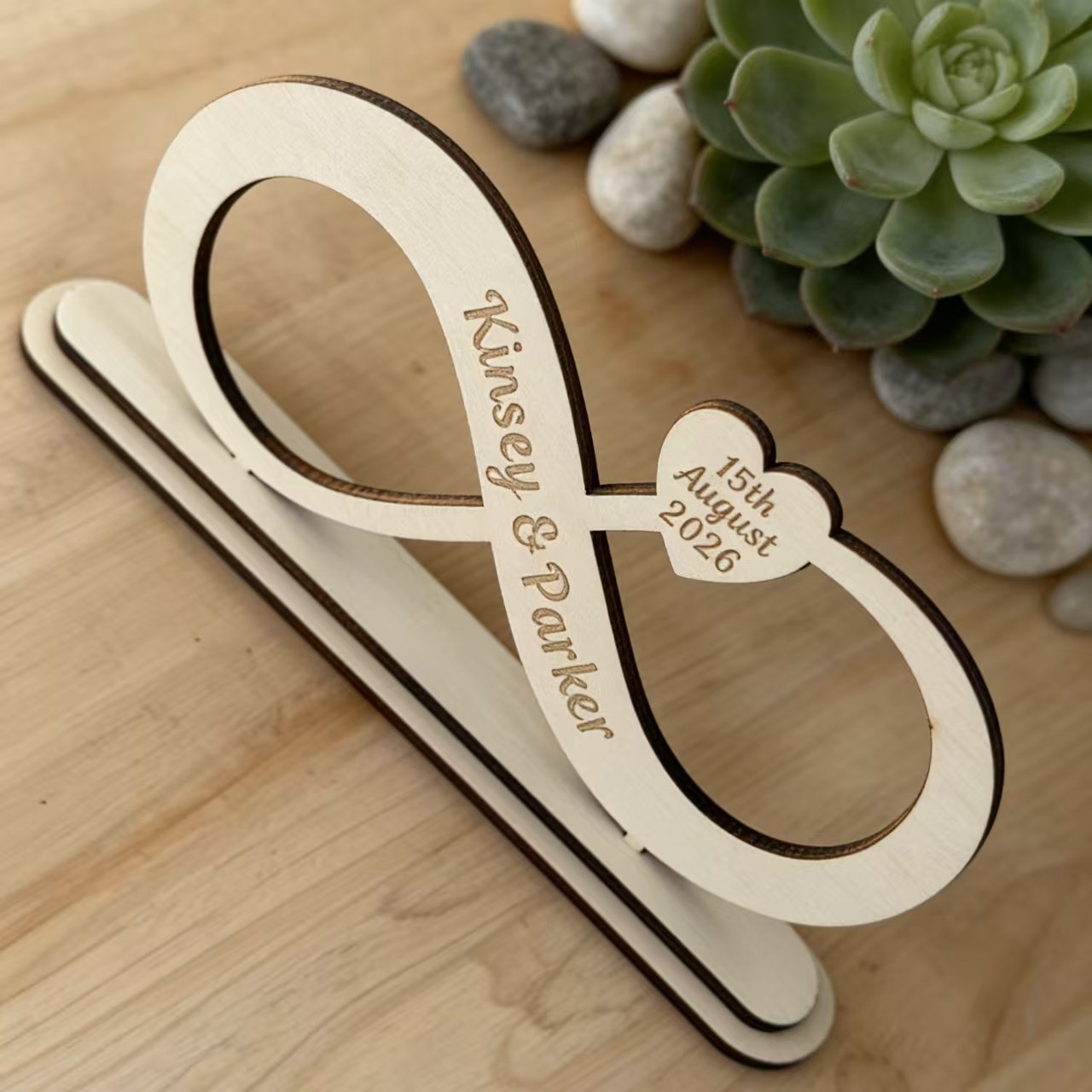 Holidays, gifts Wedding Gift Wooden Craft Creative Desktop Ornament Valentine's Day Gift