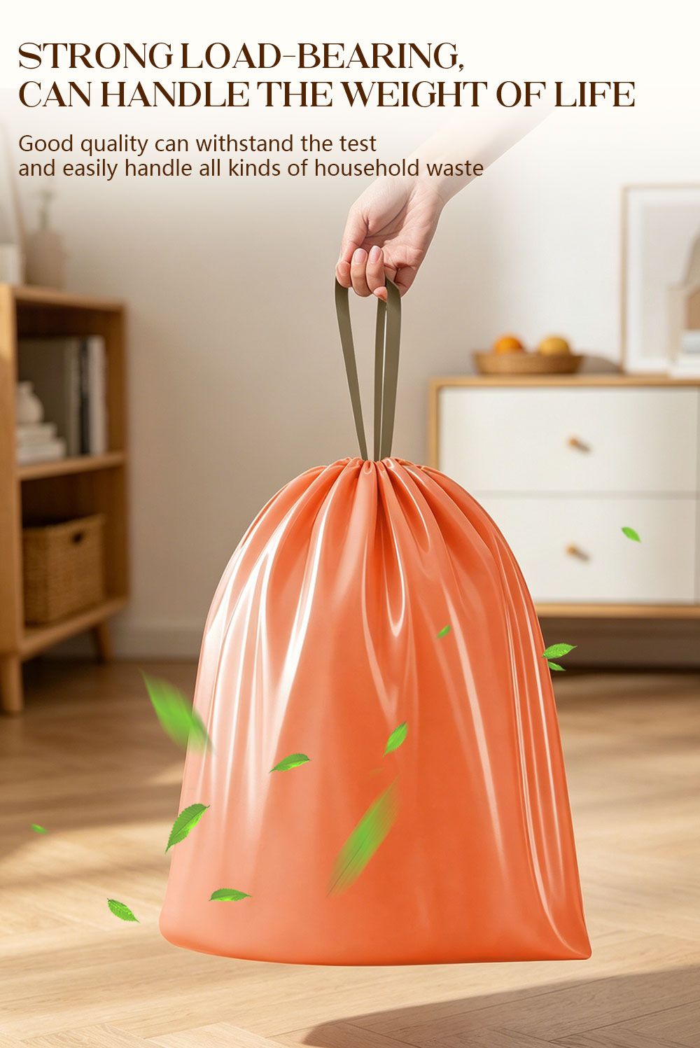 Drawstring Bags Orange Citronella Drawstring Bag
