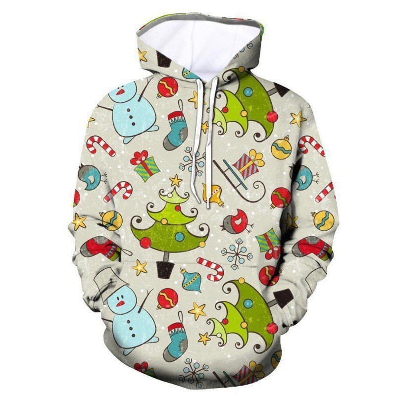 Digitally printed sweatshirt 3D Digital-Print Hoodie