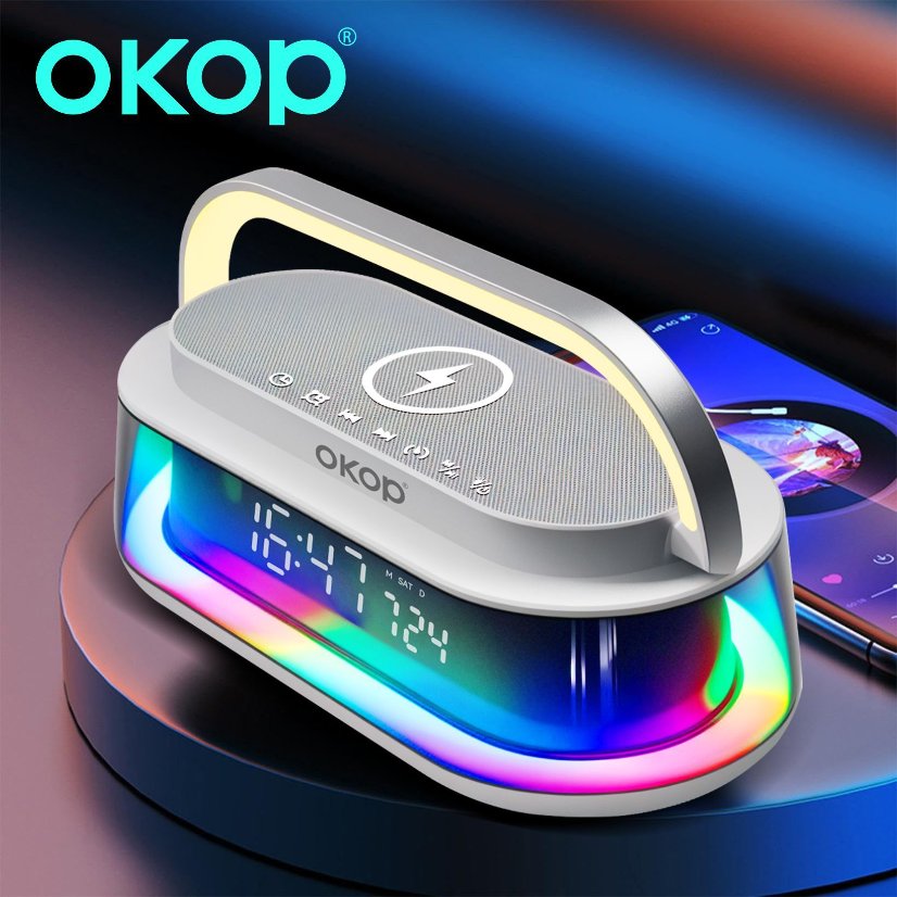 Wireless Charging Bluetooth Speaker KP-575 Wireless Charging Bluetooth Speaker