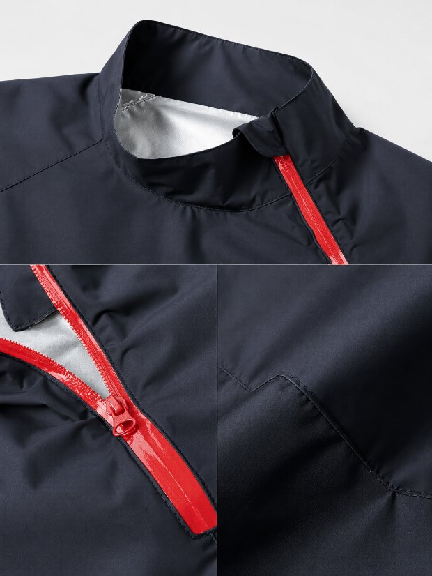 vest-top-tshirt-jacket-bra-tank Pro Men's Heat Trapping Sauna Suit For Men, Sauna Short Sleeve Sauna Shirt for Gym, Workouts with half-length zipper and stand-up collar