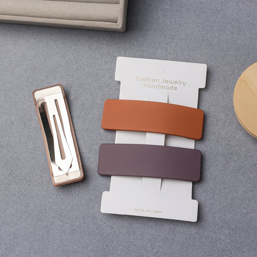 BB Clip Simple Matte Large BB Clip, Hair Accessories, Versatile Fashion for Girls, Side Bangs/Thin Hair Clip, Hair Clasp