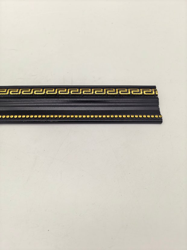 decor line PS Hui Pattern & Beaded Decorative Molding, Vintage Gold Picture Frame Trim