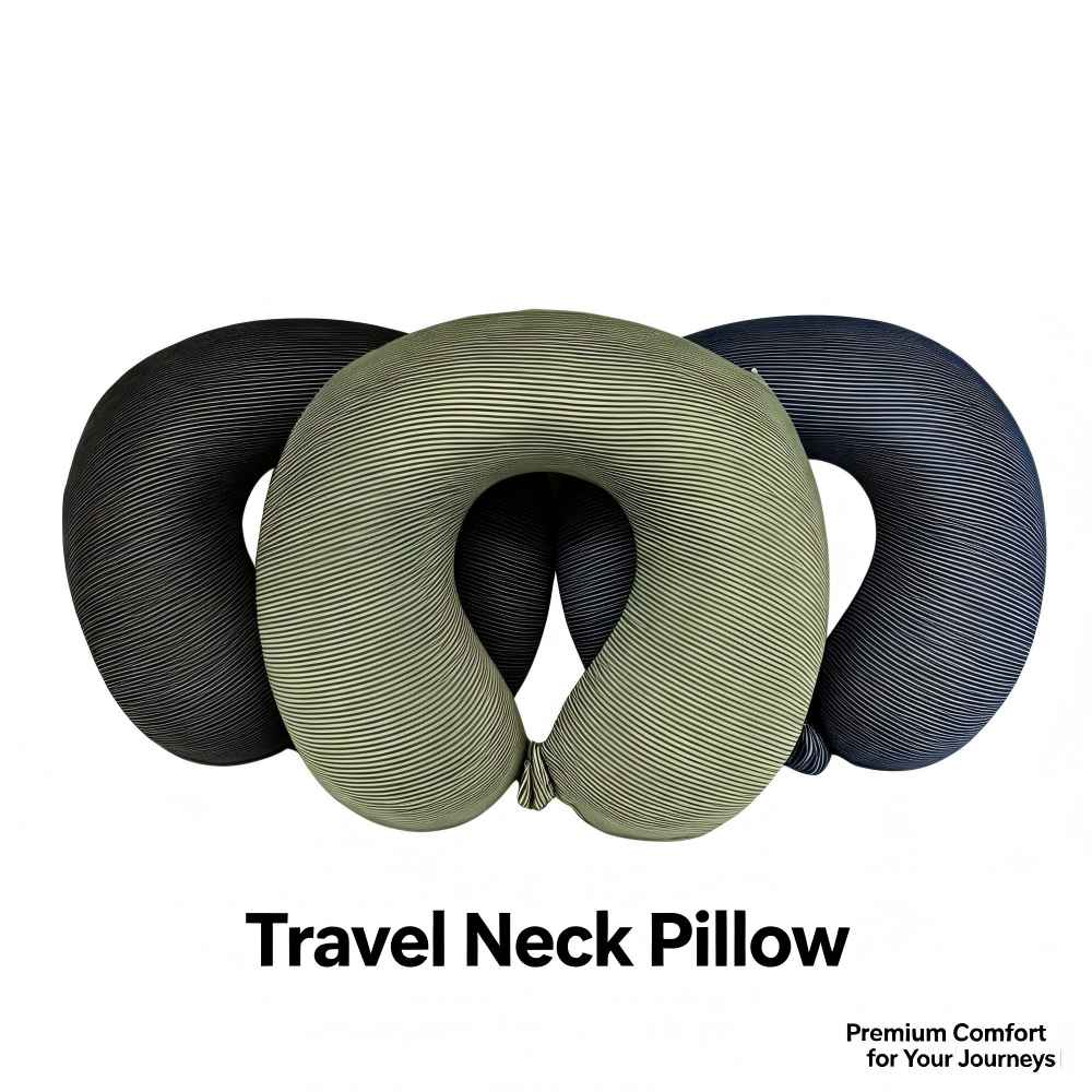 U-shaped pillow Classic Striped Memory Foam U-Shaped Pillow