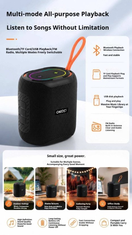 Portable Outdoor Bluetooth Speaker KP-860 Portable wireless bluetooth speaker