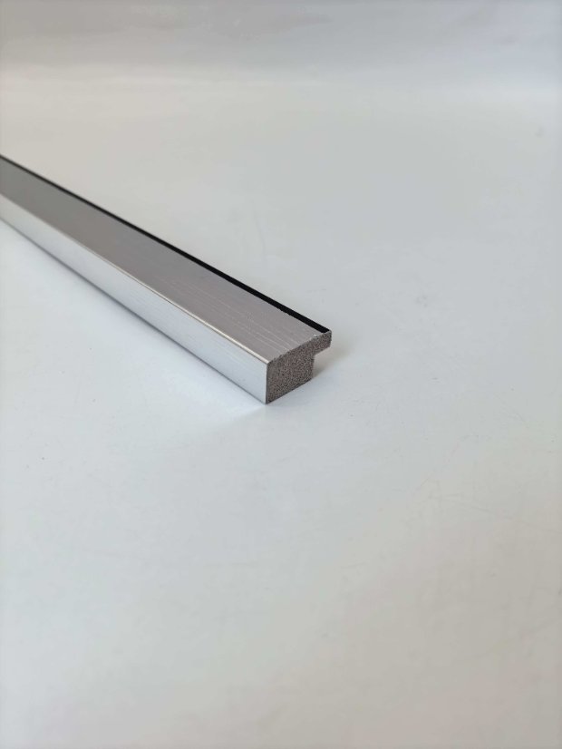 frame PS L-Shaped Silver Narrow Molding, Minimalist Light Luxury Frame Trim