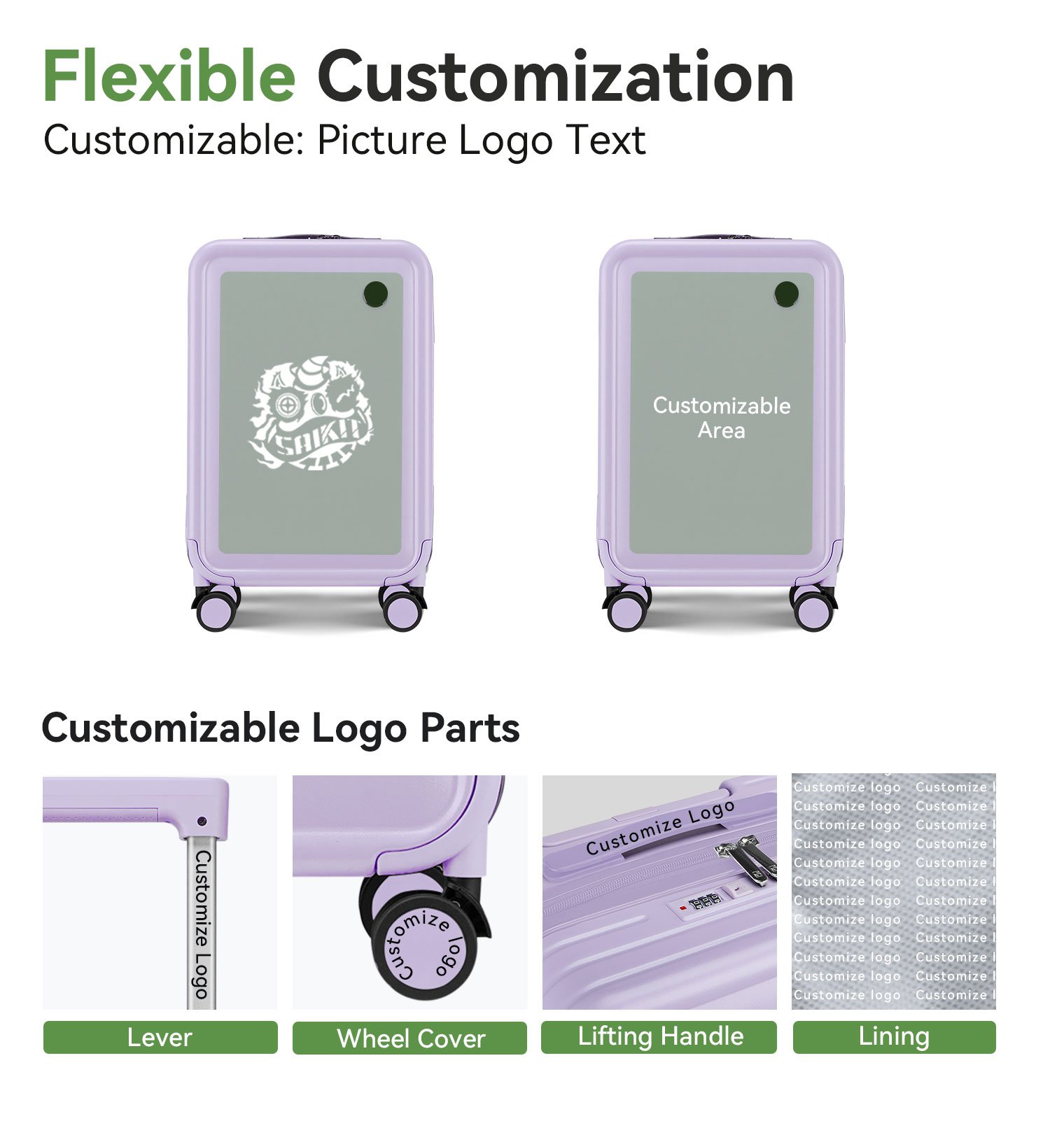 3 Piece Luggage Sets 6037