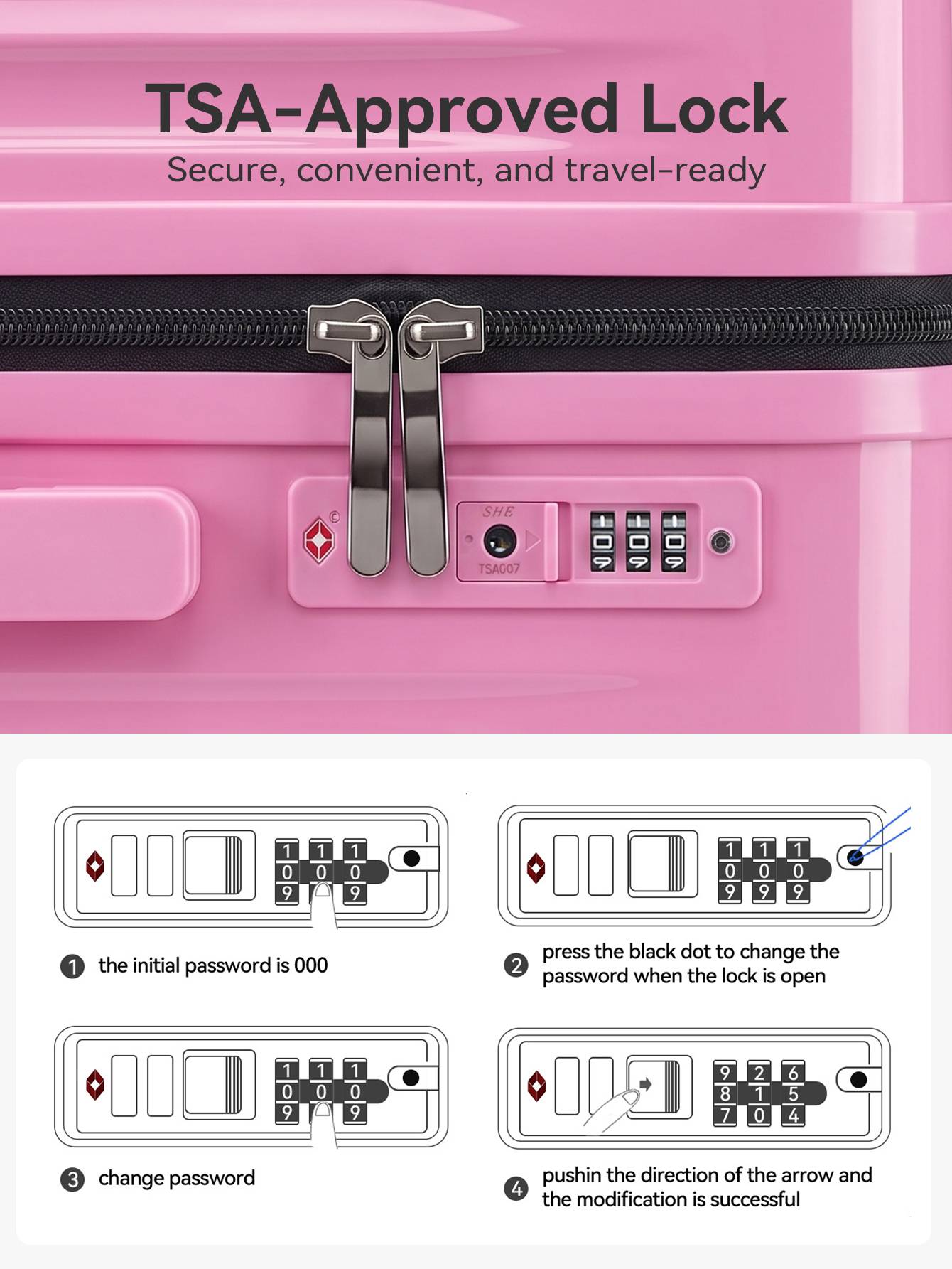3 Piece Luggage Sets 7088