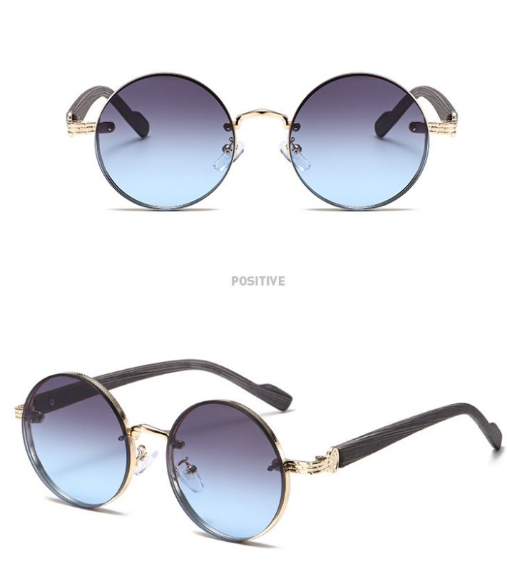 Gradient metal sunglasses 7006