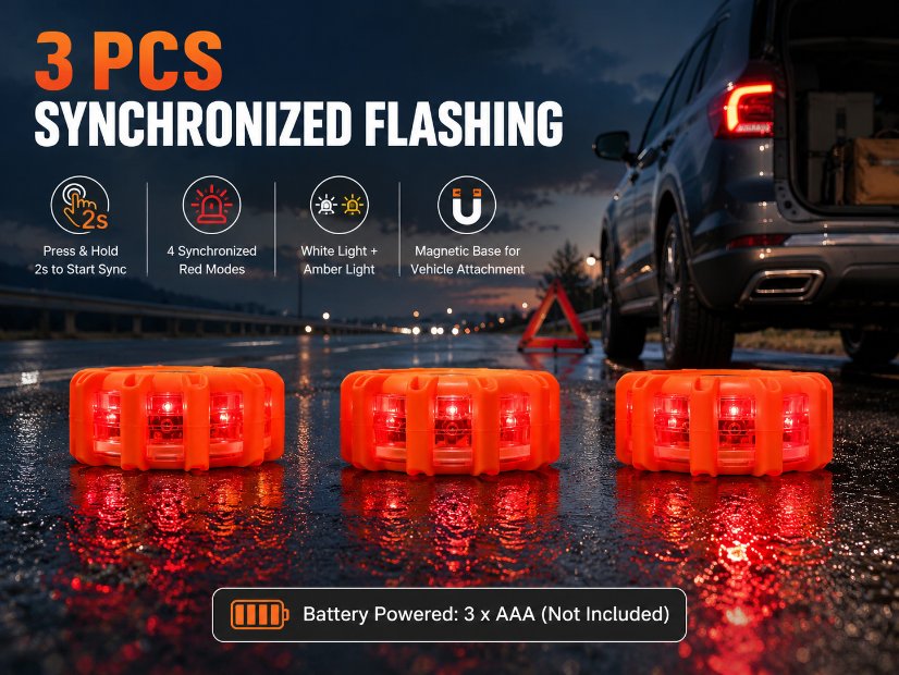 HB-362 LED Road Warning Light Multi-Function Work Light