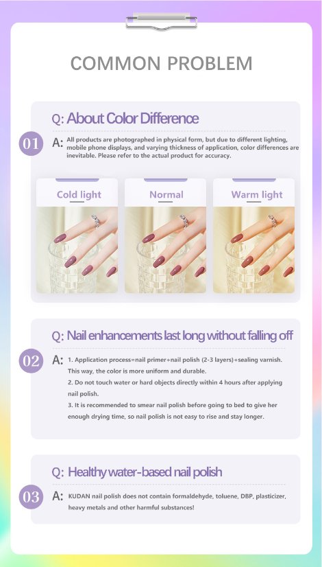 Water‑Based Nail Polish Candy Land Water-Based Nail Polish