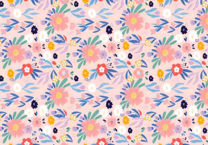 Floral-patterned gift wrapping paper Floral & Botanical Gift Wrapping Paper