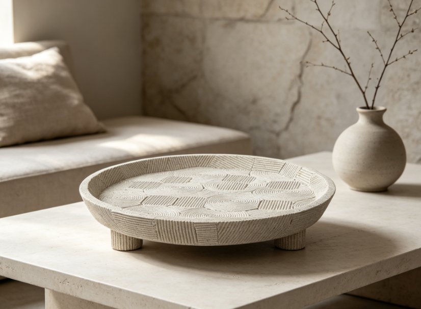 Resin tray Resin-made sandstone tray, resin tray