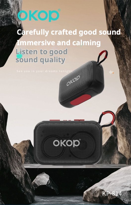 Portable Outdoor Bluetooth Speaker KP-814 portable wireless bluetooth speaker