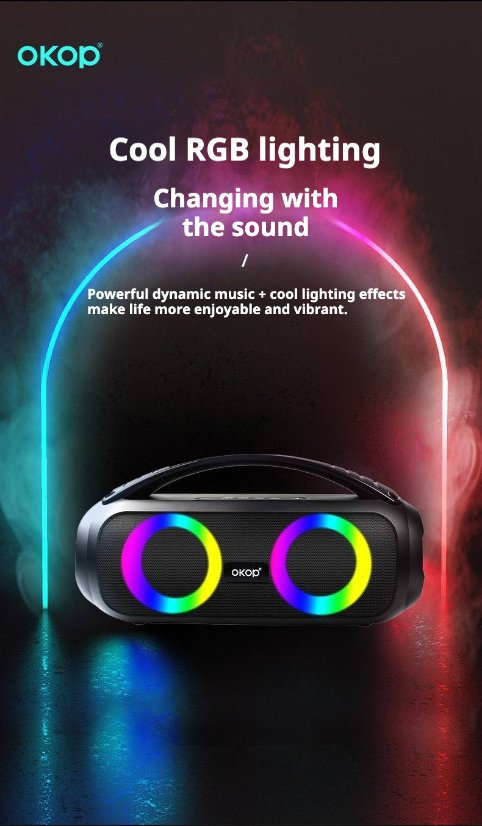 Portable Outdoor Bluetooth Speaker KP-552 Wireless Bluetooth Speaker