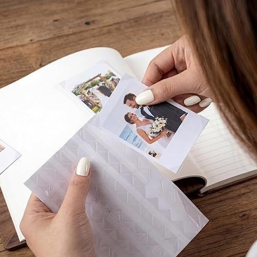 Personalized Photo Album Wooden Commemorative Signature Book Guest Book