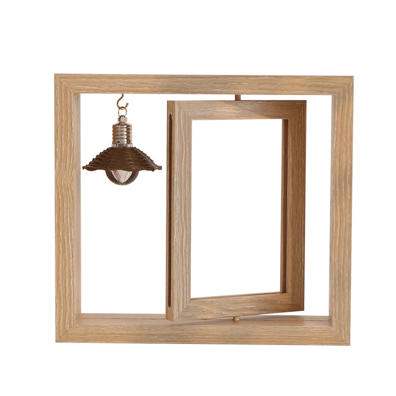 MDF Picture Frames Personalized double-sided rotating photo frame