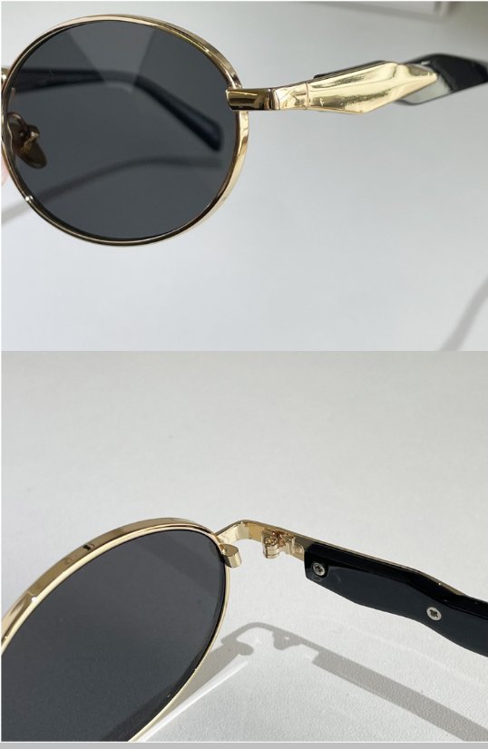 Metallic Fashion Sunglasses 1225