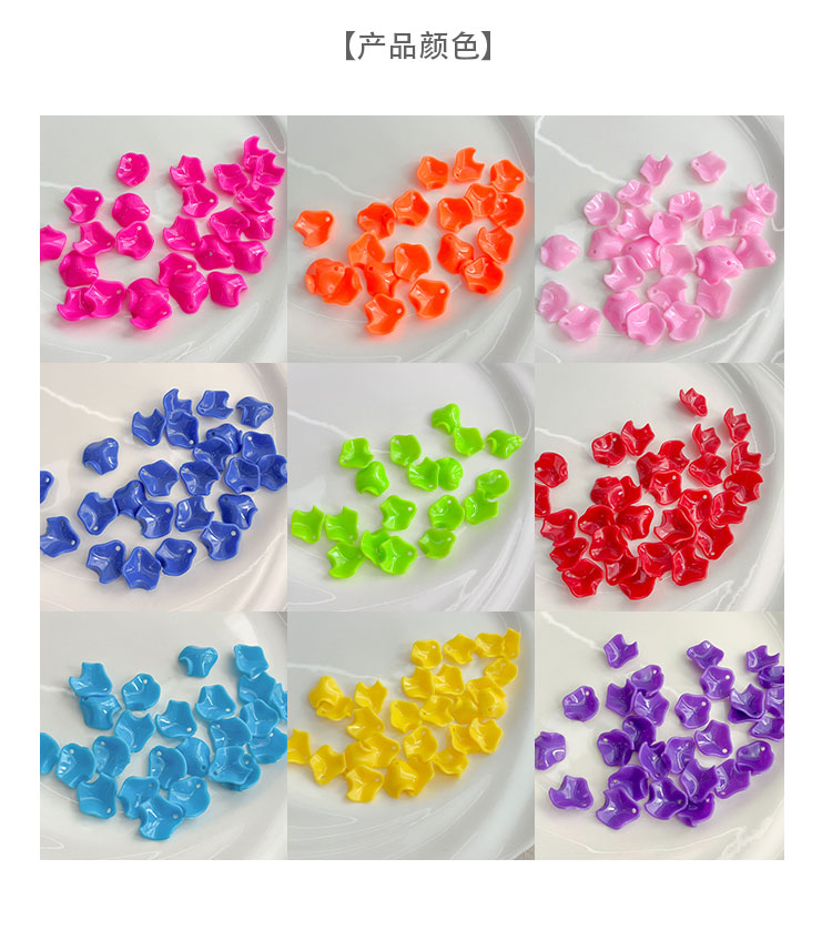 Flower & Leaf Shaped Charms Lotus petals
