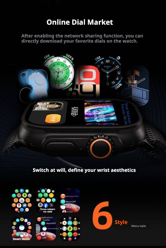 Smartwatch KP-S104 Smart Sports Bluetooth Watch