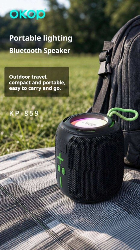 Portable Outdoor Bluetooth Speaker KP-859 Portable wireless bluetooth speaker
