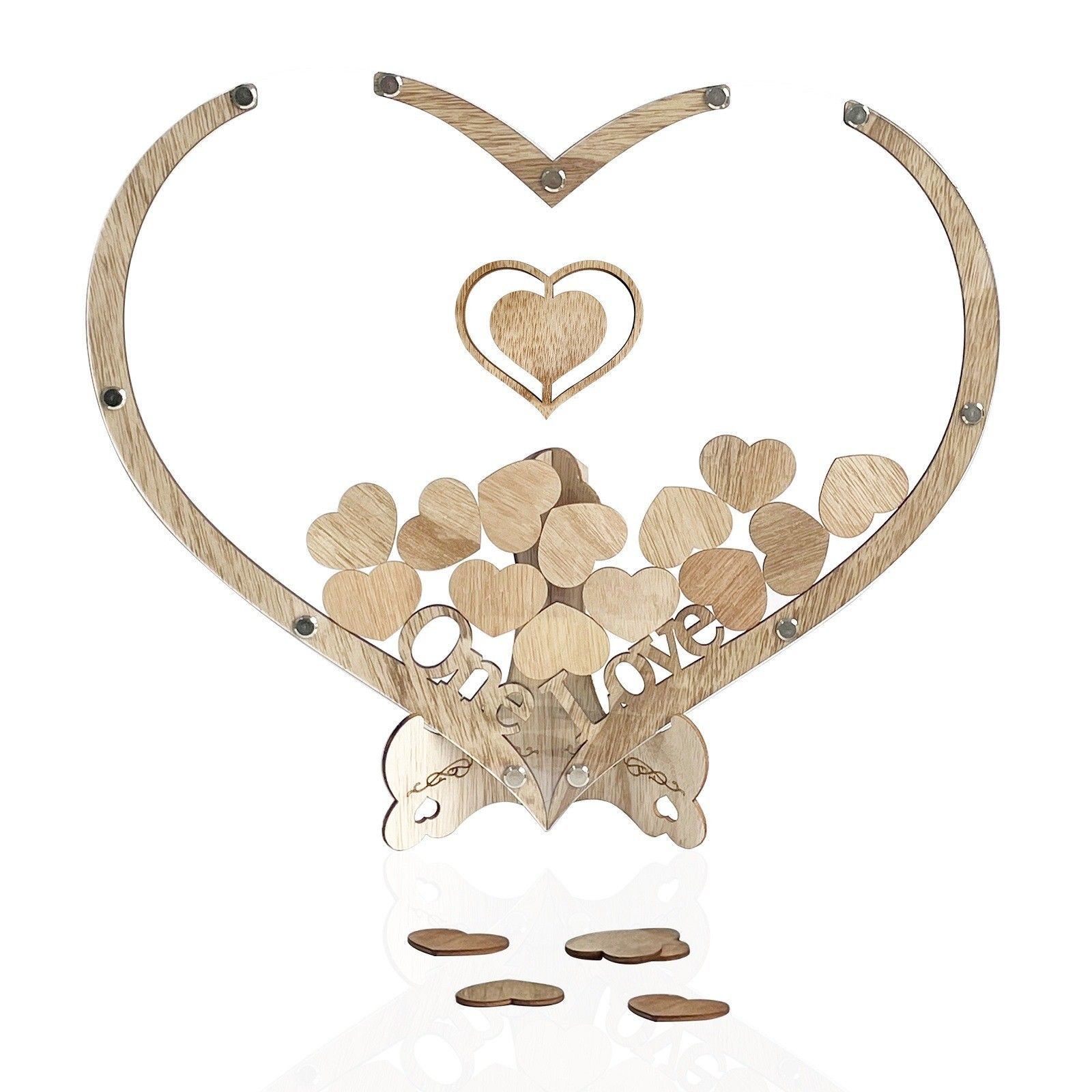 Wedding Sign-in Wedding Celebration Sign Supplies Sign-in Table Heart Shape