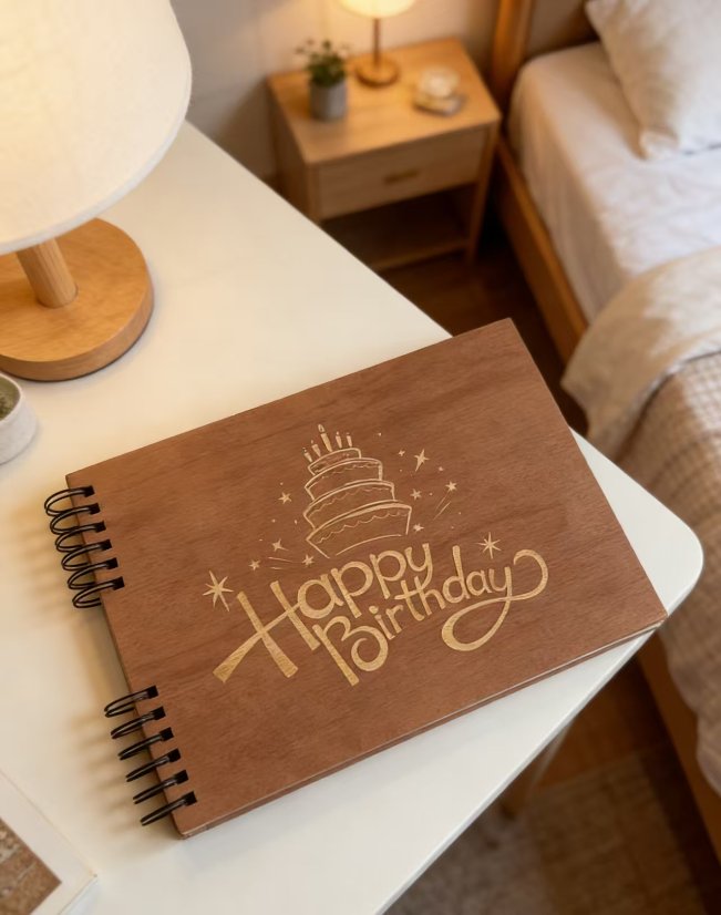 Personalized Photo Album Happy Birthday Book