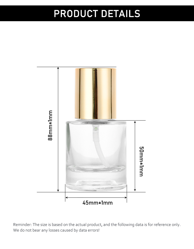 base de maquillaje líquida 46. 30ml Round Foundation Bottle – Customizable Colors
