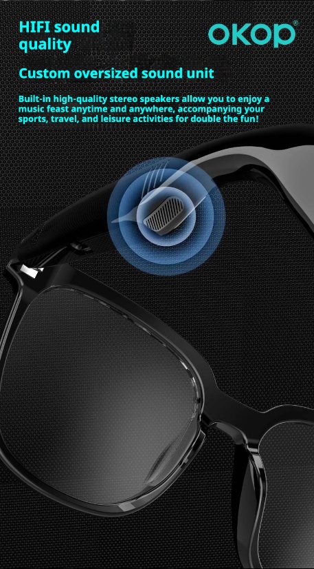 Smart glasses KP-Y102 Smart bluetooth grasses