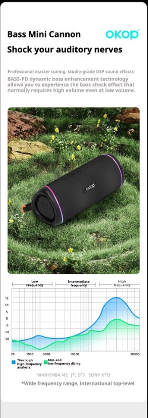 Portable Outdoor Bluetooth Speaker KP-842 Wireless Bluetooth Speaker