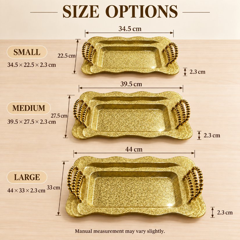 Acrylic fruit tray Acrylic 3-Piece Fruit Tray Set
