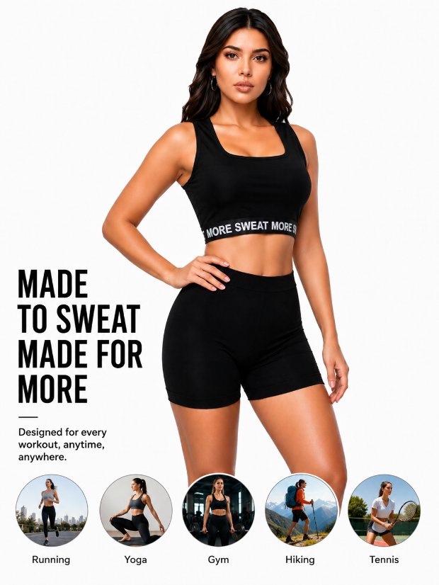 vest-top-tshirt-jacket-bra-tank Women's Sauna Racerback Sports Bras - Waist Trainer Vest High Impact Workout Gym Activewear Bra