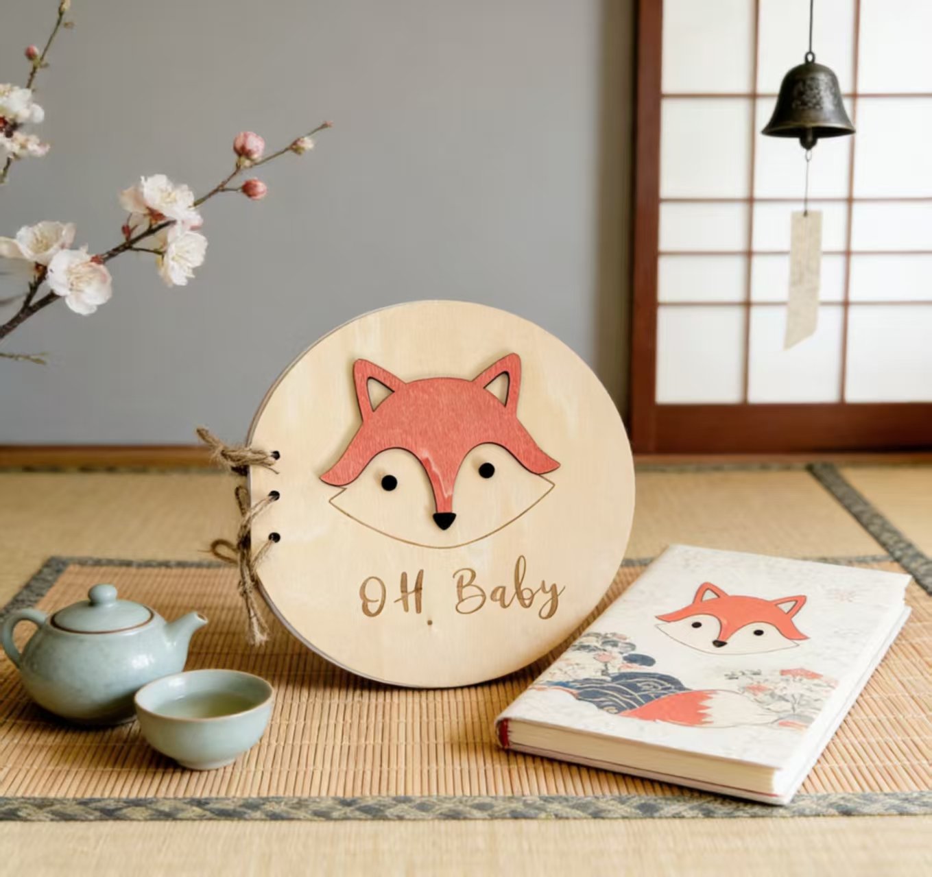Infant Baptism Three-dimensional Cartoon Creative Gift Shower Guest Message Book