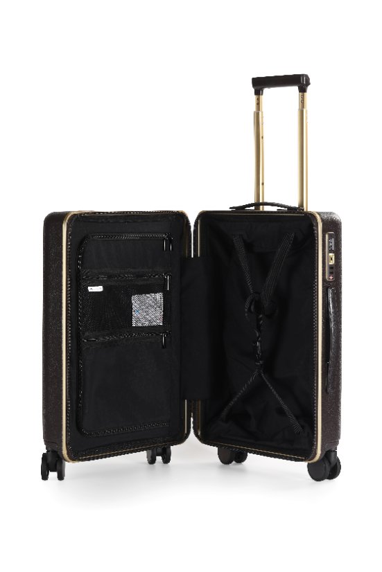 PC Material PC 923 Leather‑Grain, Gold Aluminum‑Frame