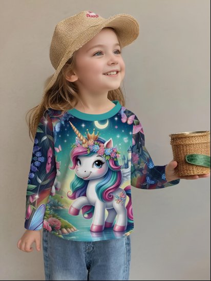 Long-sleeved T-shirt for young children Toddler Long-Sleeve Top