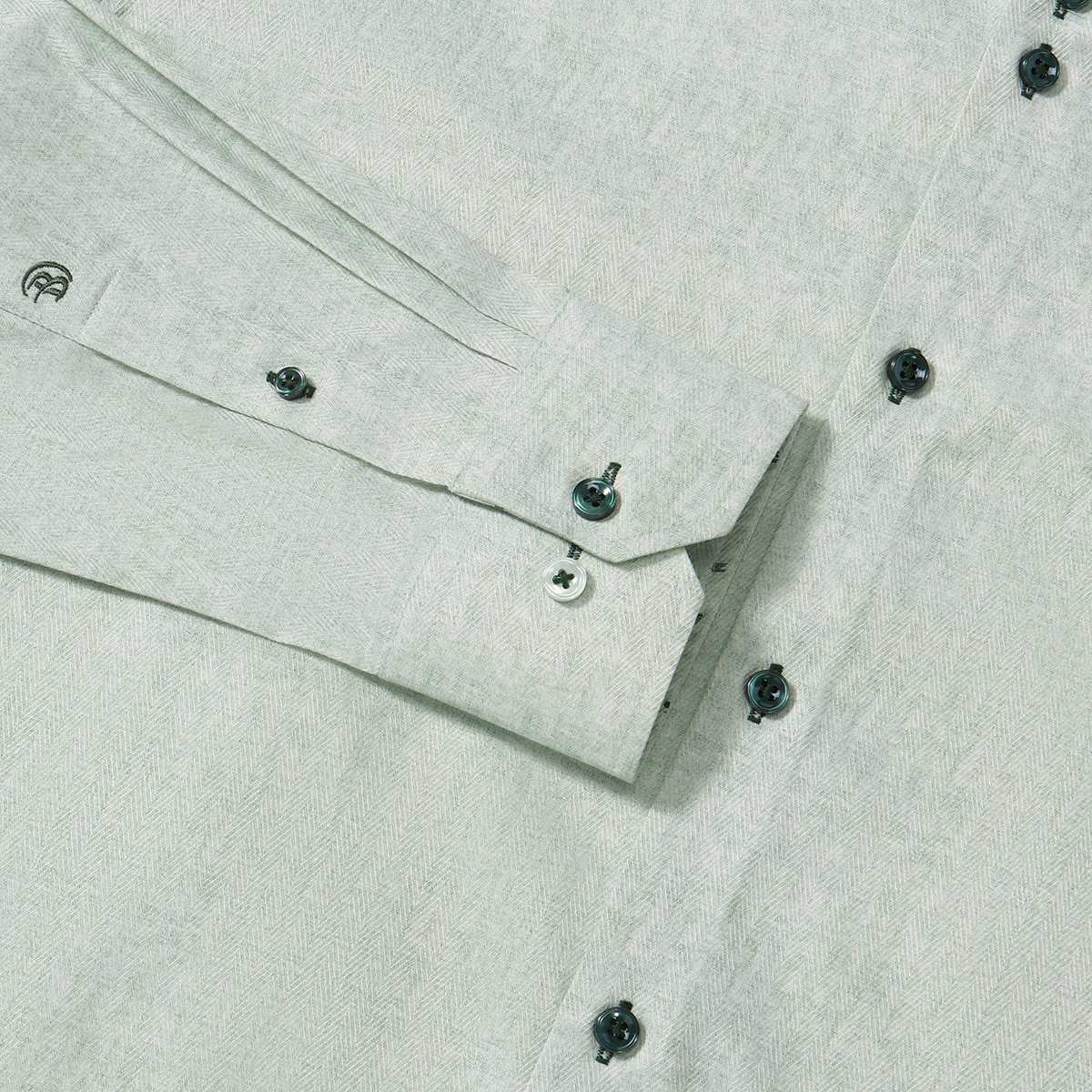 Casual Shirt Smart Herringbone Shirt