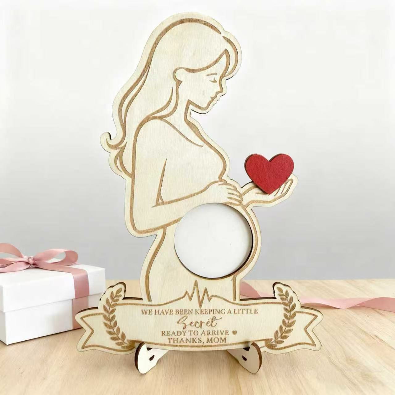 Infant Baptism Baby Infant Birth Commemorative Wooden Craft