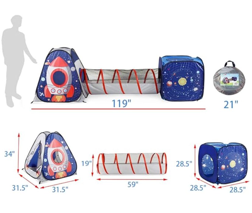 Tent Tunnel Set Kids Tunnel Set PJS-010