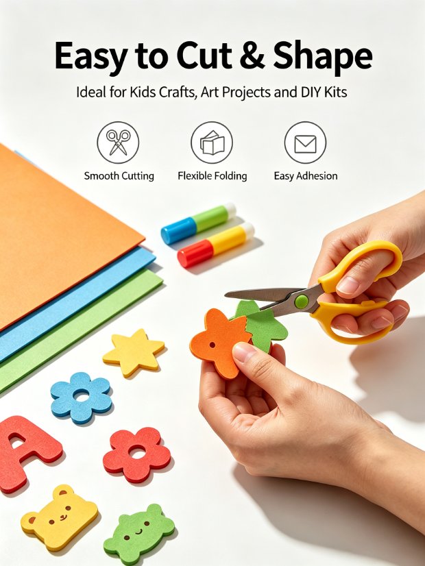 DIY Craft Materials Colored EVA Foam Sheets