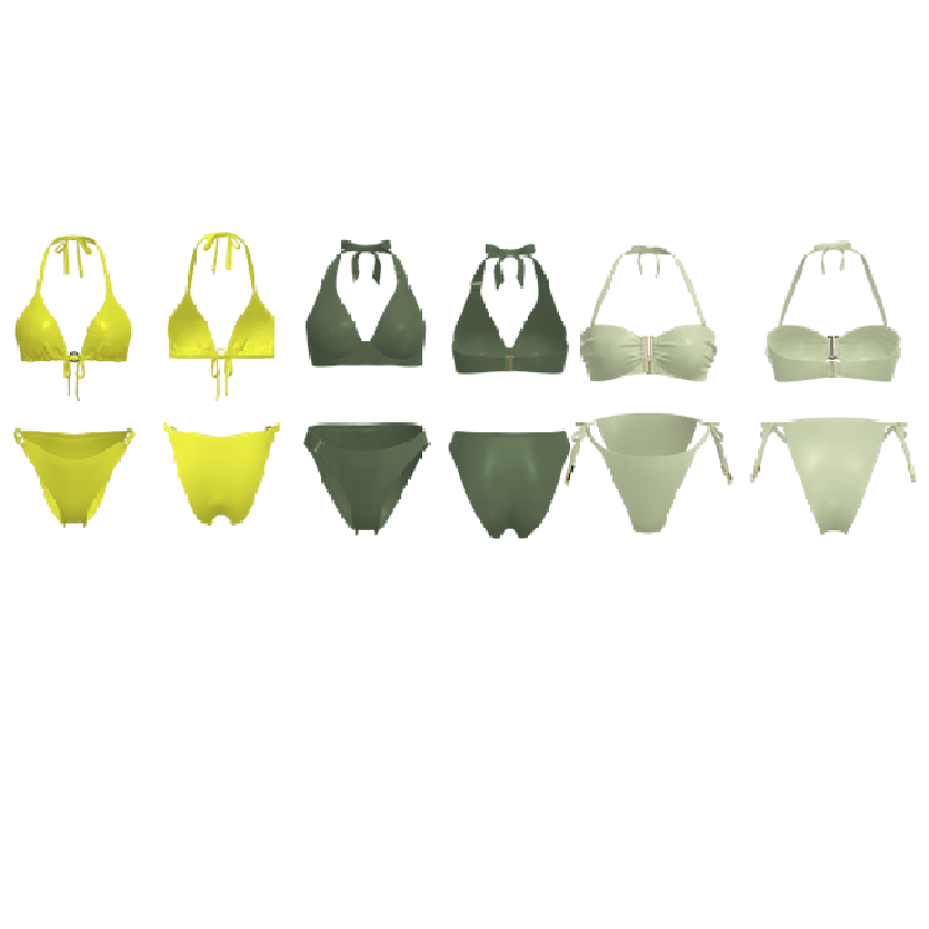 Resort-Style Swimwear Collection Fresh and Energetic Vacation Swimwear