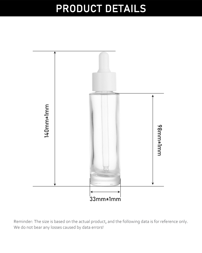 frasco cuentagotas 0ml Slim Essential Oil Dropper Bottle – Customizable Colors