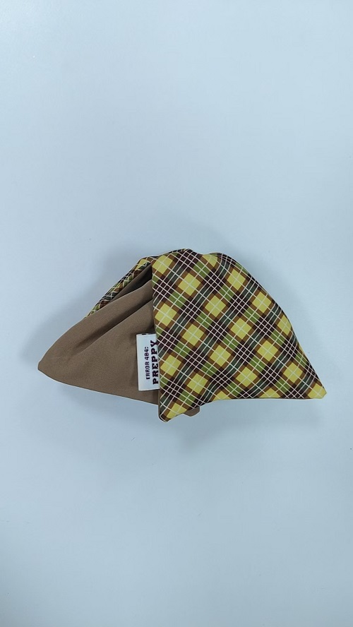 Fabric Hair Accessories Campus Chaos Collection - Yellow Fabric Claw Clip 49